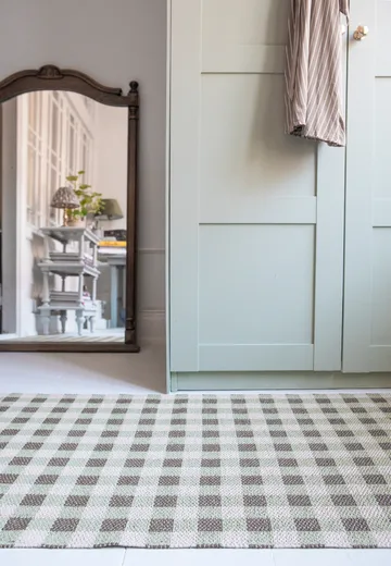 Poppy rug green - 70x100 cm - Brita Sweden