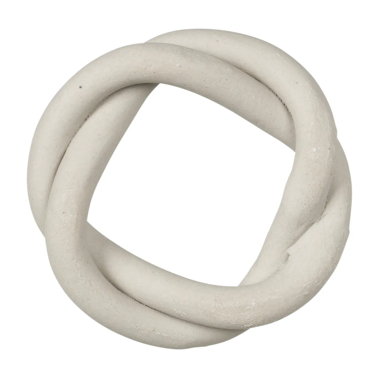 Braid napkin ring Ø6.5 cm 6-pack, Light beige Broste Copenhagen