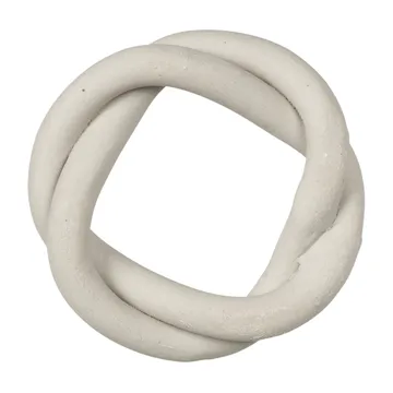 Braid napkin ring Ø6.5 cm 6-pack - Light beige - Broste Copenhagen