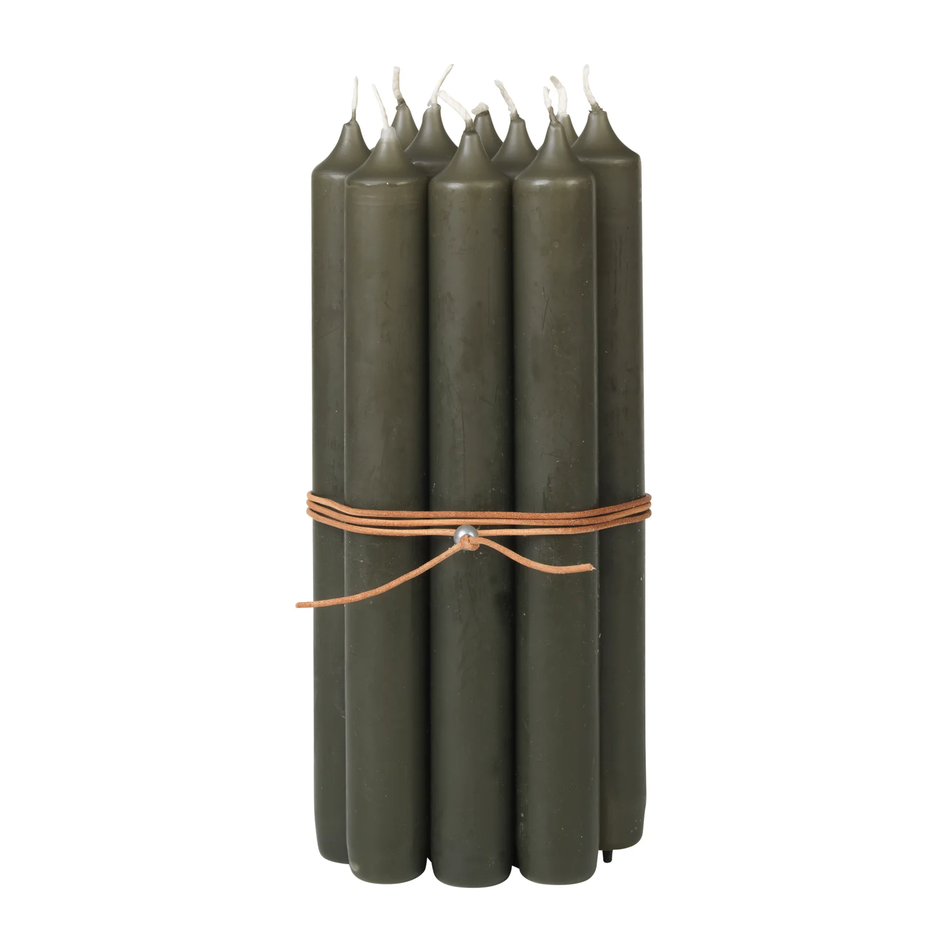 Classic chandelie rwith leatherband 10-pack, Grape leaf Broste Copenhagen