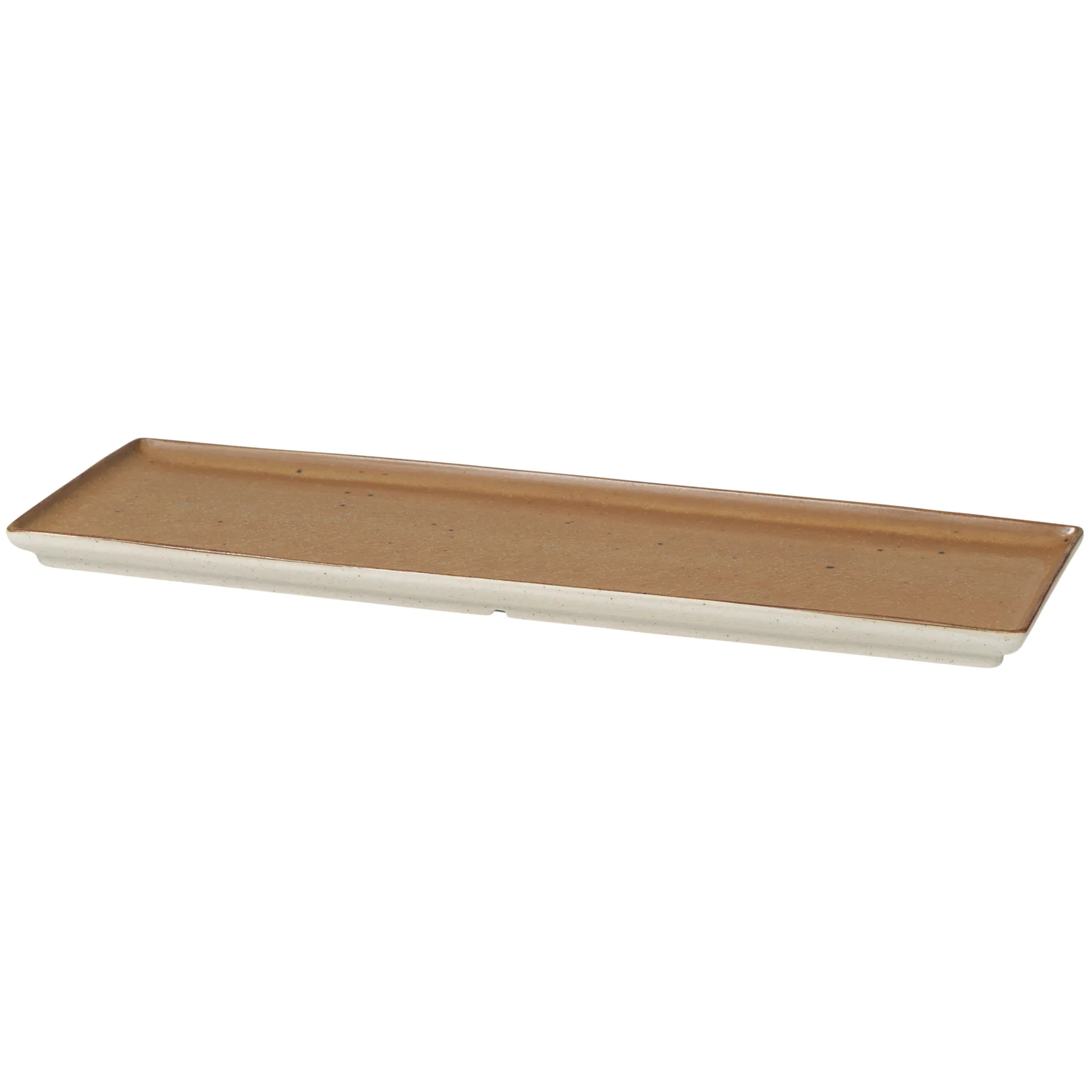 Eli plate 12x34 cm, caramel brown Broste Copenhagen