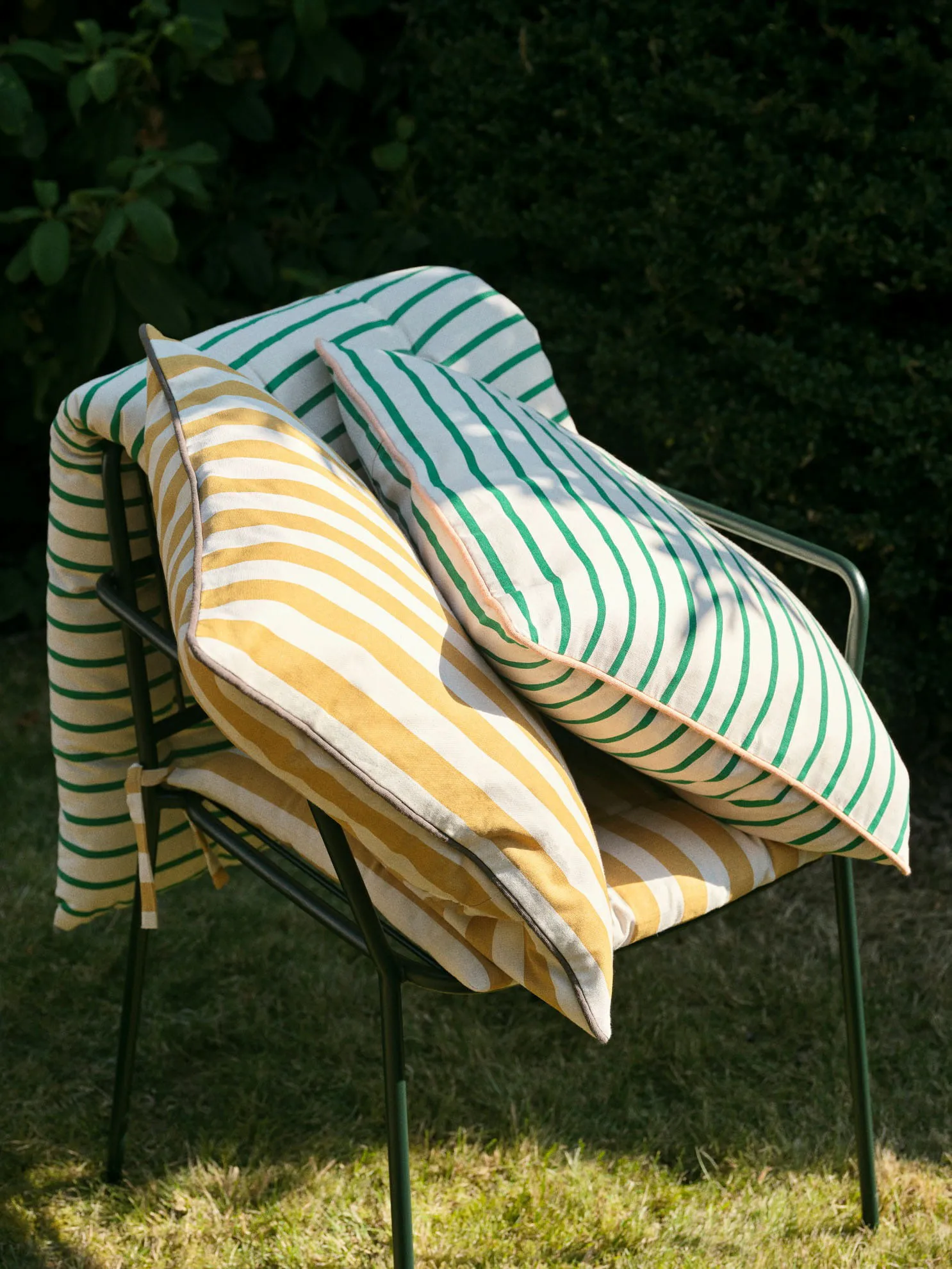 Franca pillowcase 50x50 cm, Jelly green Broste Copenhagen