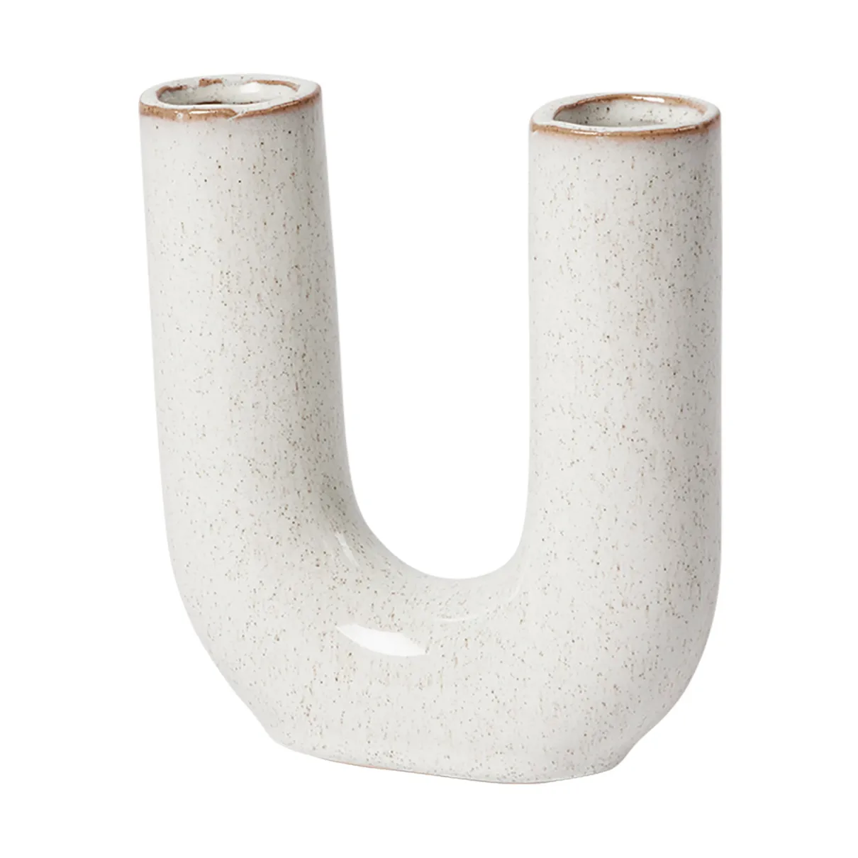 Hector vase U Ø16 cm, Rainy day grey Broste Copenhagen