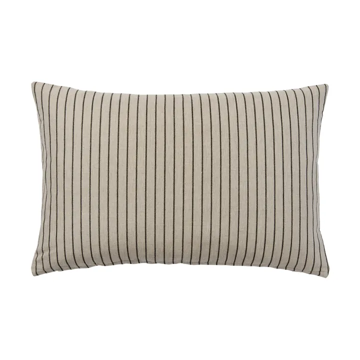 Karen cushion cover - Light beige-black, 40x60 cm - Broste Copenhagen