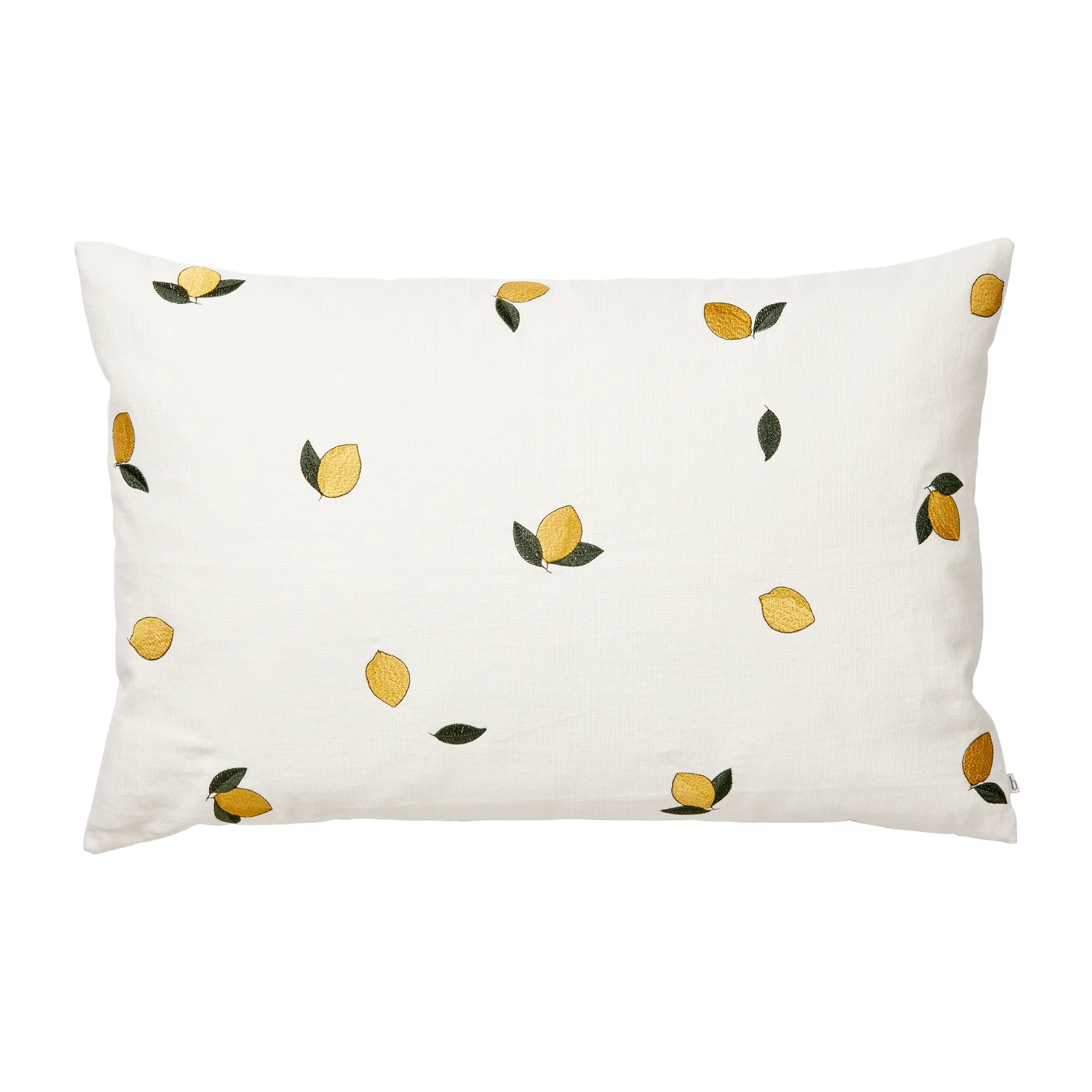 Lemon pillowcase 40x60 cm, Golden yellow Broste Copenhagen