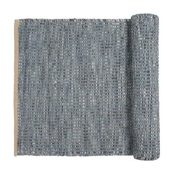 Magda cotton rug 70x140 cm - Flint stone blue - Broste Copenhagen