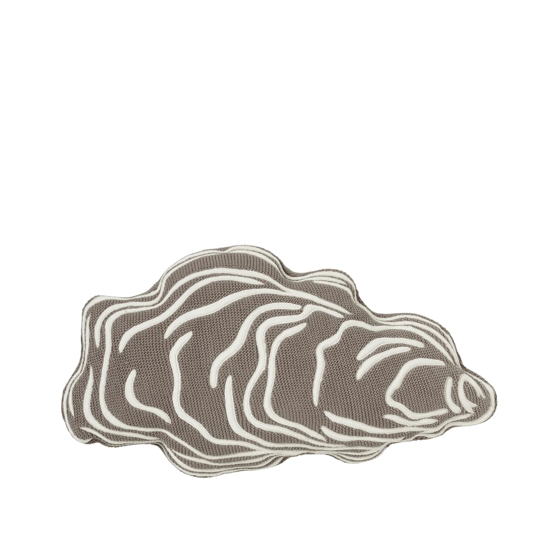 Oyster cotton pillow, Gray Broste Copenhagen