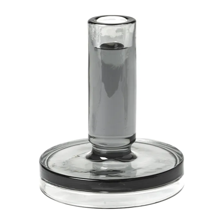 Petra candle sticks smoked pearl dark grey - 14 cm - Broste Copenhagen