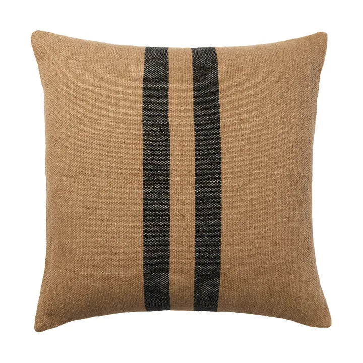 Sigrun cushion cover - Brown kelp-black, 50x50 cm - Broste Copenhagen