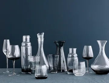 Smoke carafe 1.65 liter - Clear-grey - Broste Copenhagen