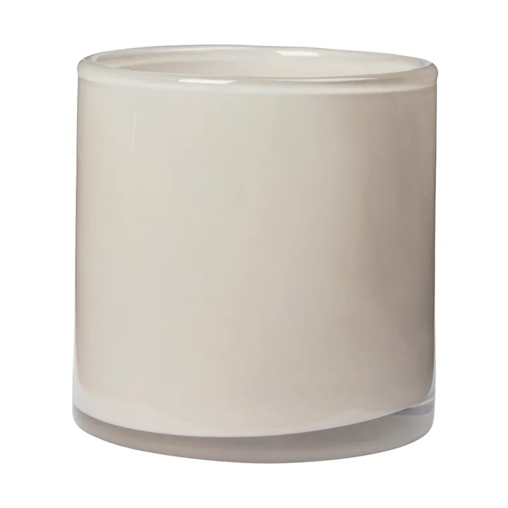 Solai hurricane candle holder - Taupe Warm Grey, Ø10 cm - Broste Copenhagen