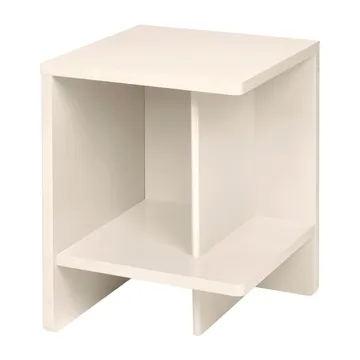 Tenna bedside table right 38x38 cm - Rainy day light grey - Broste Copenhagen