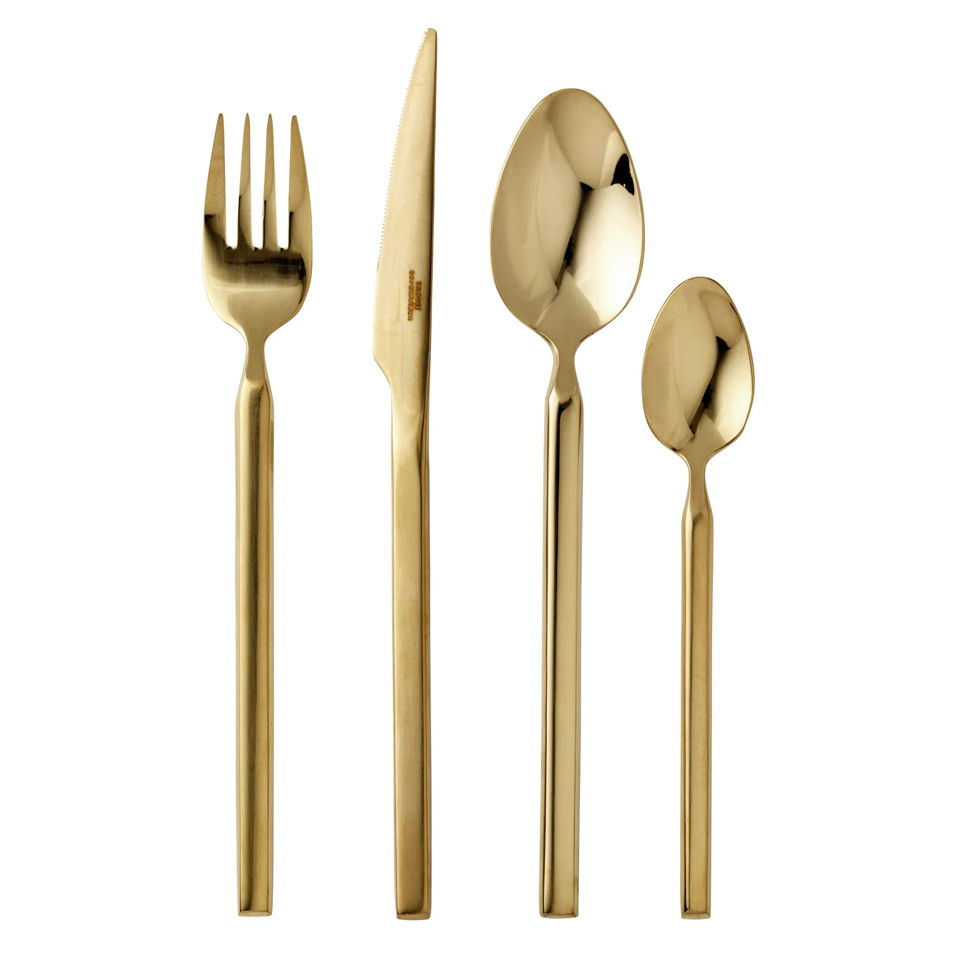 Tvis cutlery set 16 pieces, gold Broste Copenhagen