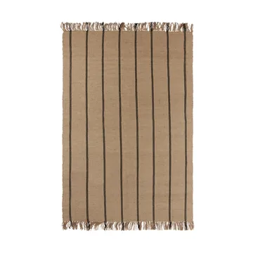 Yuki rug - Black-natural, 140x200 cm - Broste Copenhagen