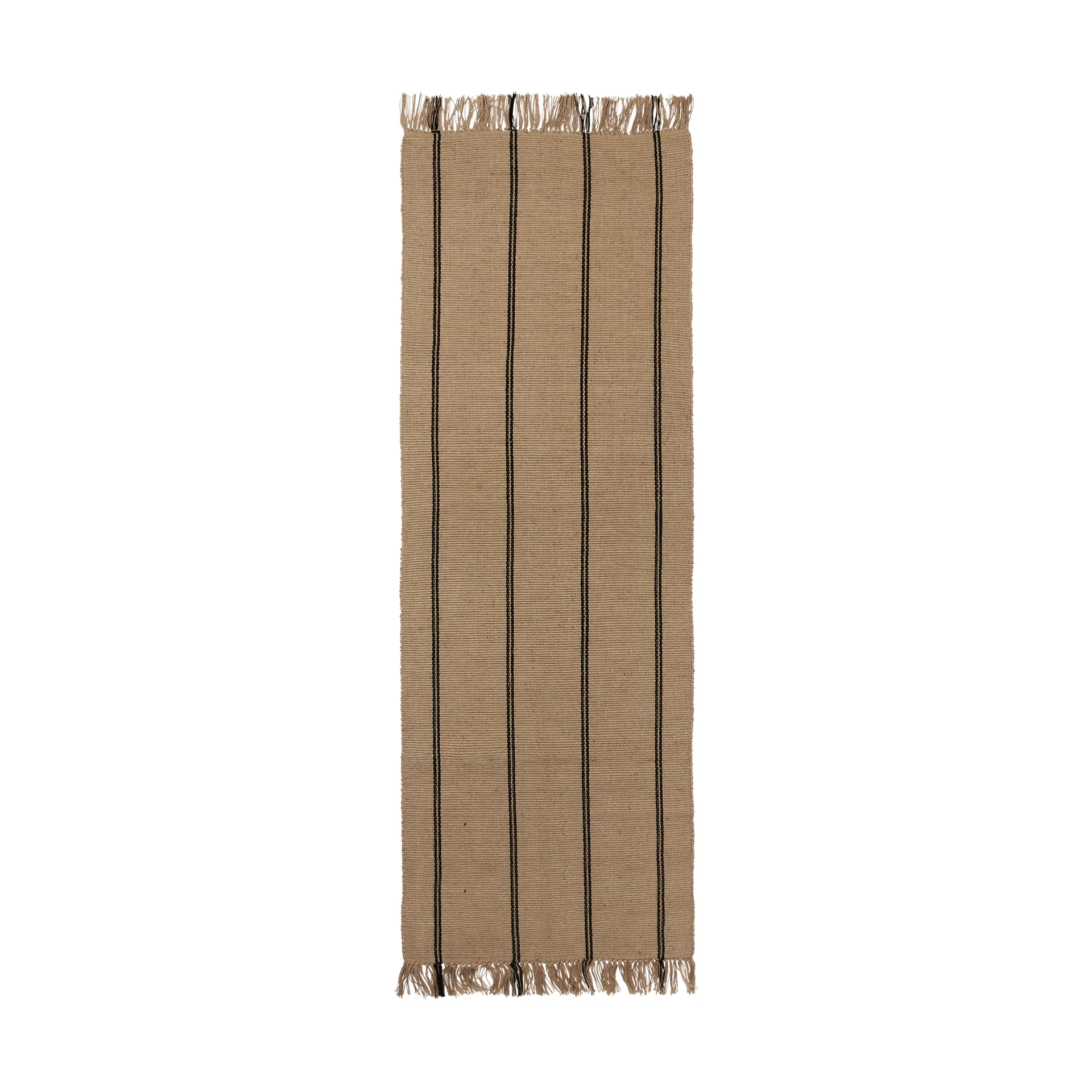 Yuki runner rug, Black-natural, 70x200 cm Broste Copenhagen