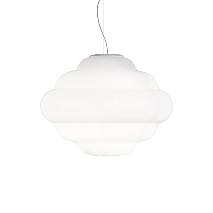 Cloud pendant lamp - White, opal glass without colour shading - Bsweden