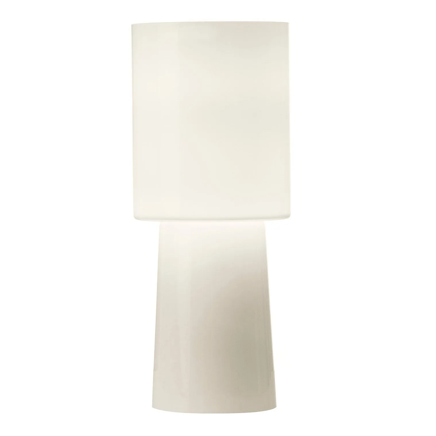 Olle small lamp, white glass Bsweden