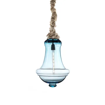 Valborg pendant lamp - Grey-blue, led - Bsweden