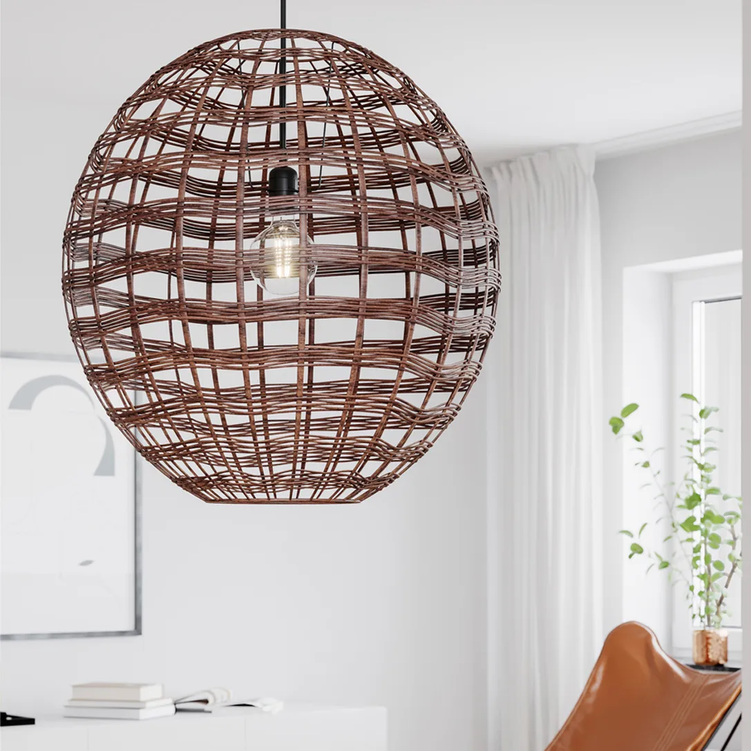 Broom ceiling lamp Ø60 cm, coffee By Rydéns