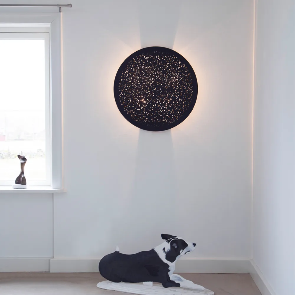 Colby wall lamp, Sand black By Rydéns