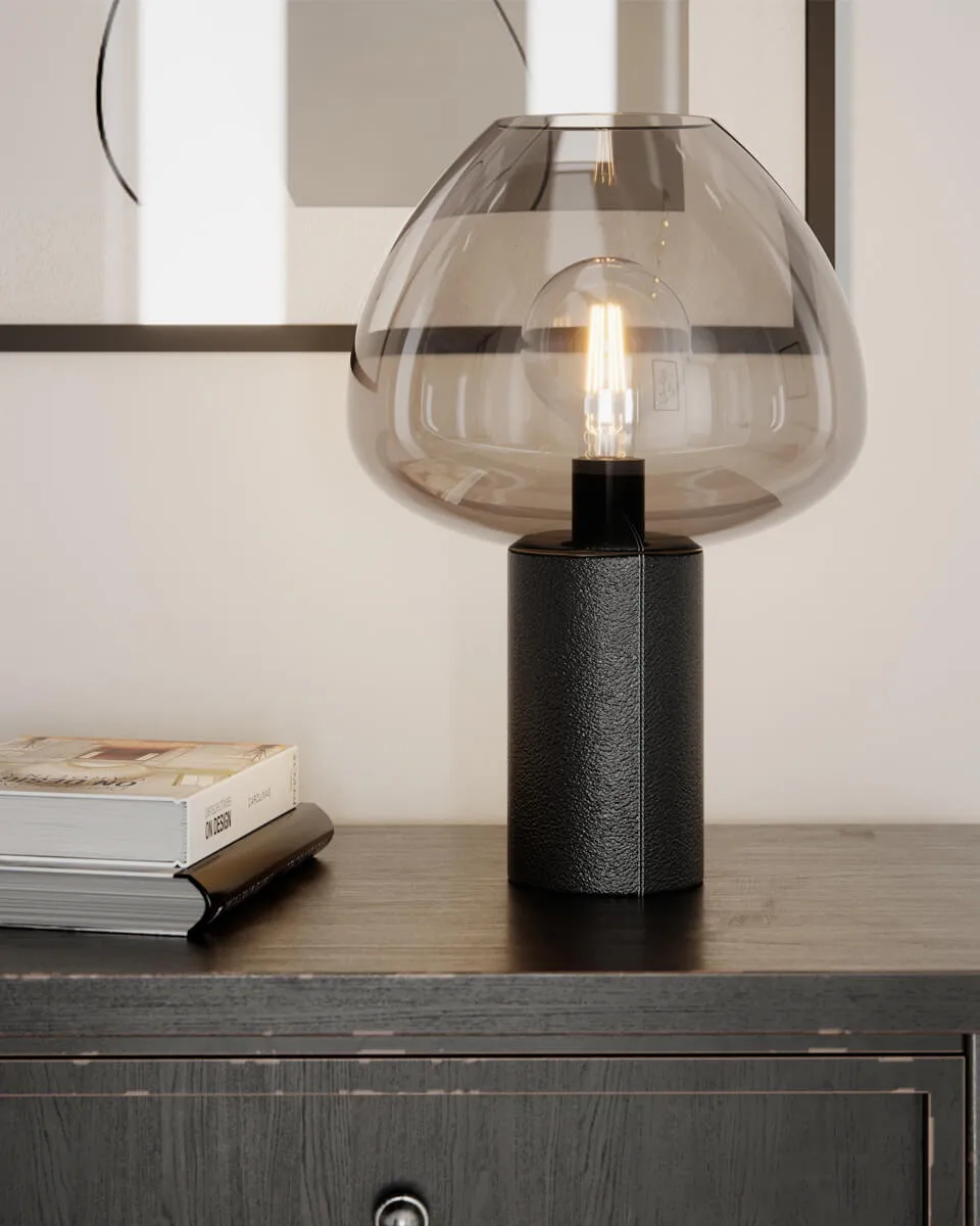 Cozy table lamp 41.5 cm, Black-gray By Rydéns