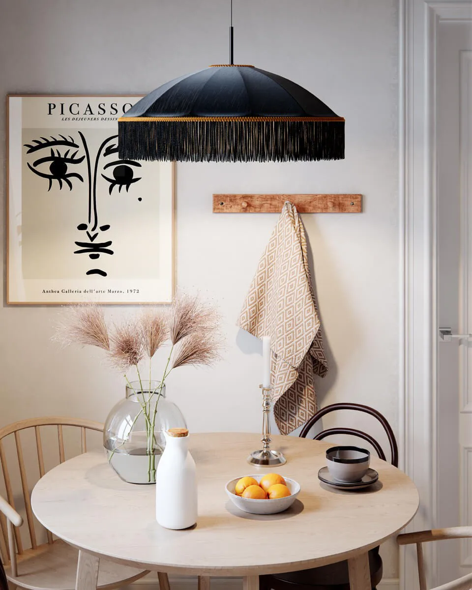Francis ceiling lamp Ø60 cm, Black By Rydéns
