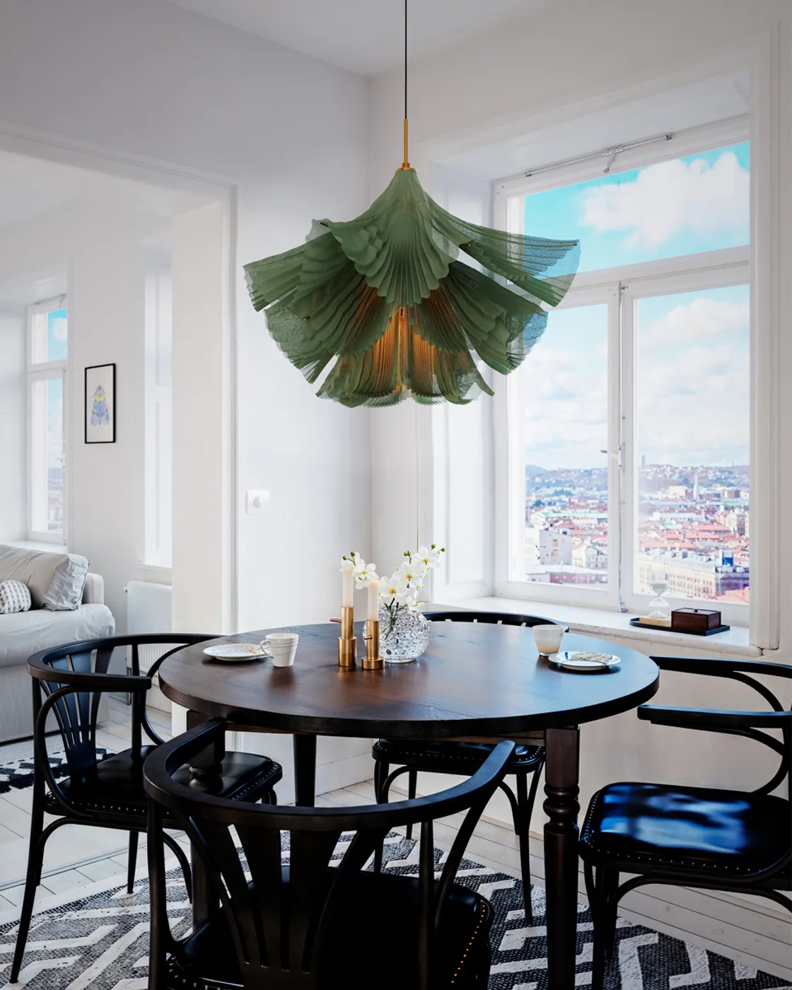 Juliette ceiling light Ø75 cm, Green By Rydéns