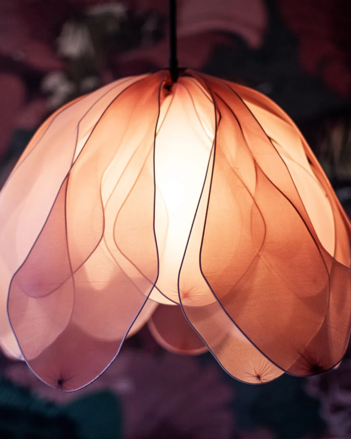 Lou Lou pendant lamp Ø80 cm, Pink By Rydéns