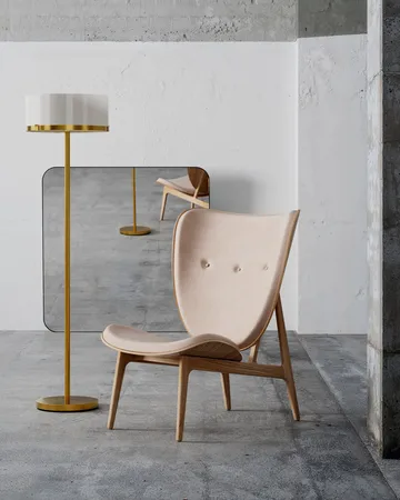 Marcel floor lamp 150 cm - Brass-white - By Rydéns