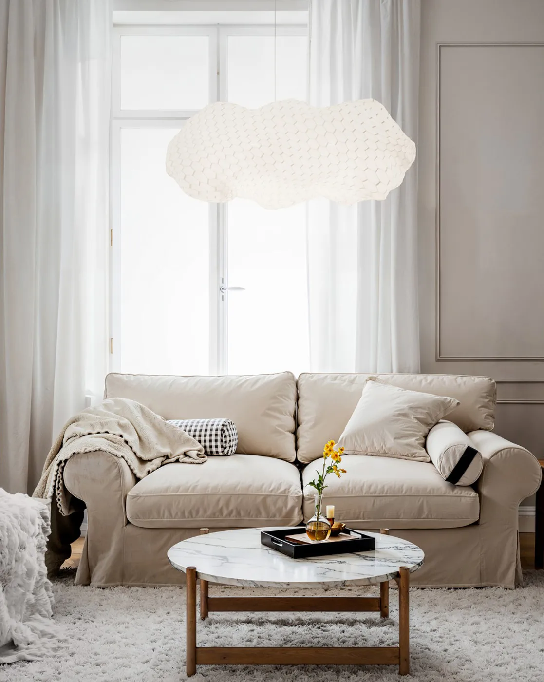 Nuevo ceiling light 40x76 cm, White By Rydéns