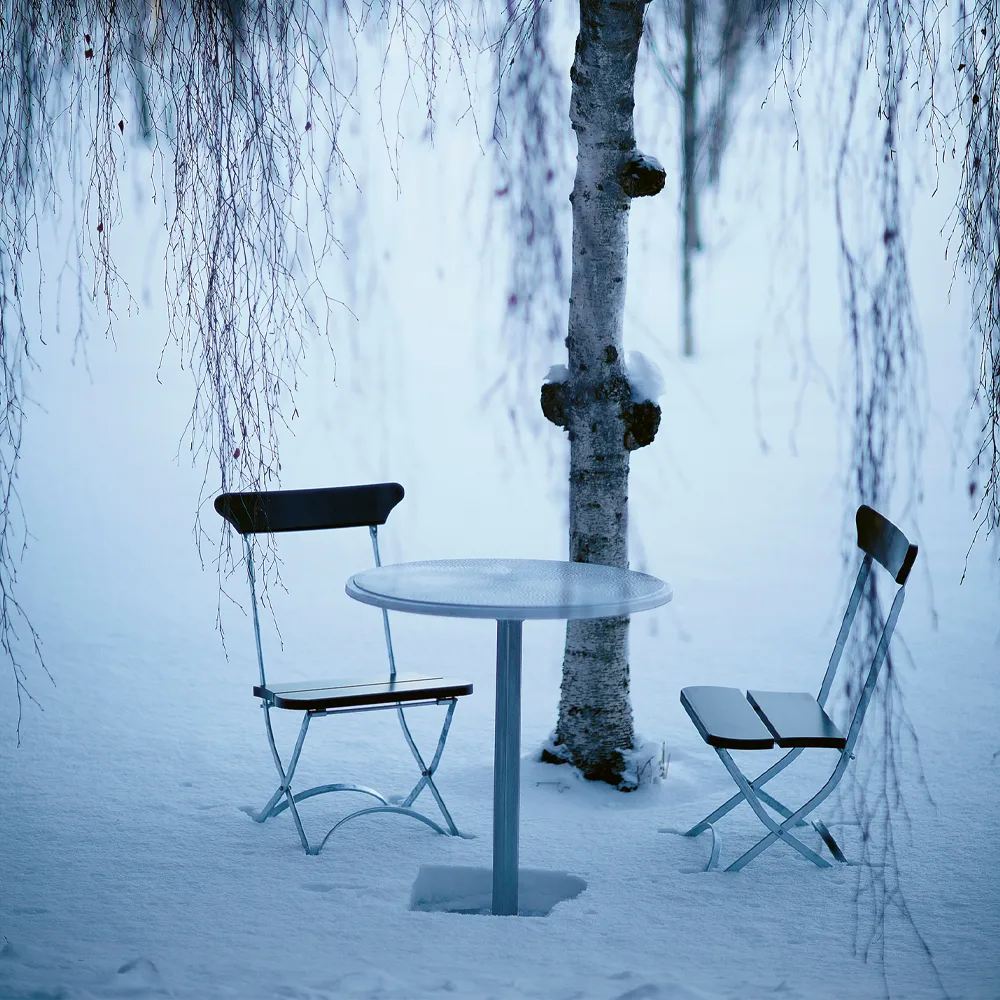 Classic No.2 chair, Black, black stand Byarums bruk