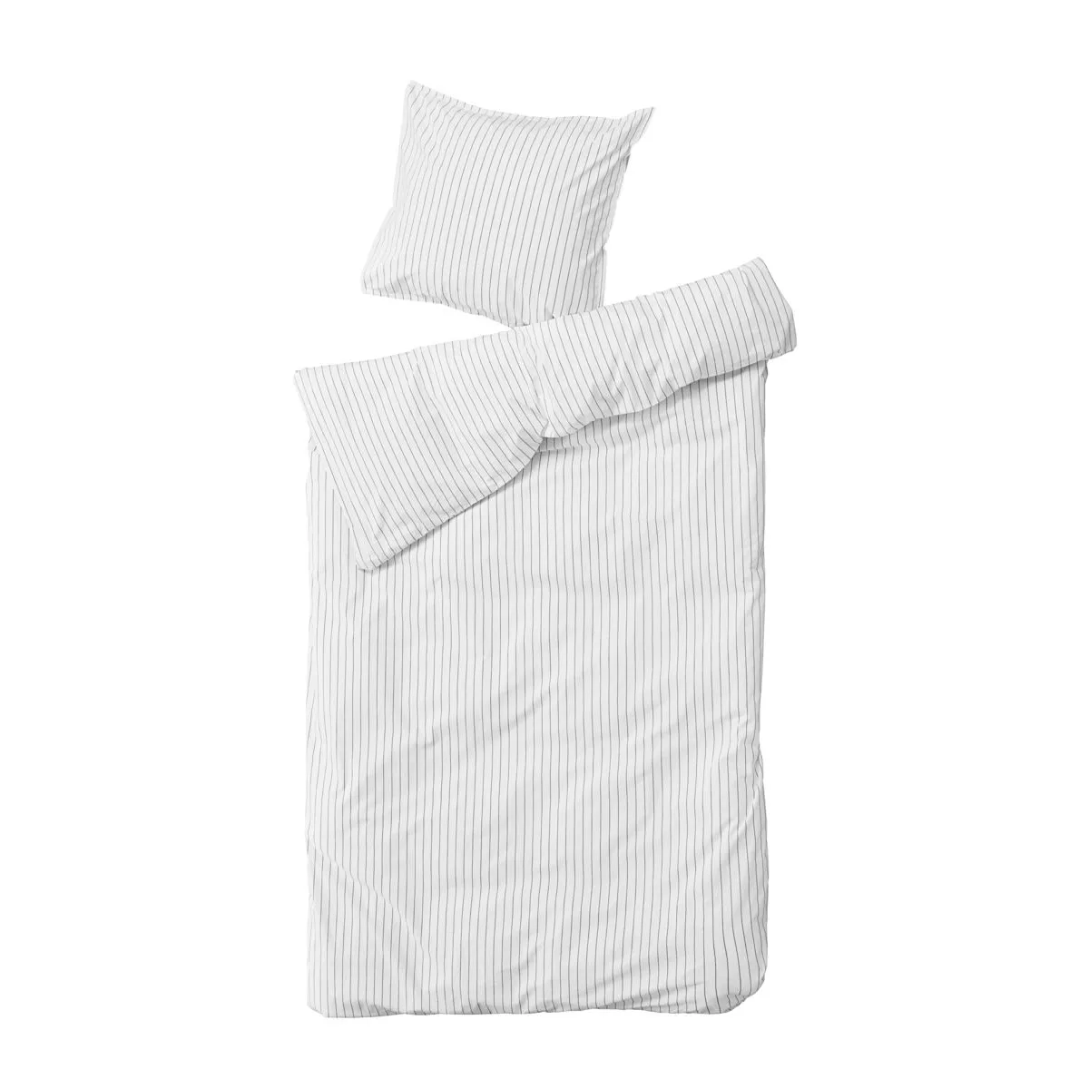 Bedding Dagny 220x140 cm, Snow w. coal byNORD