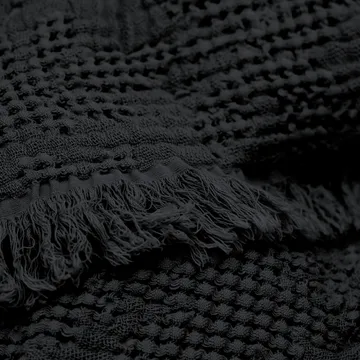 Hilda bedspread 170x180 cm - Coal - byNORD
