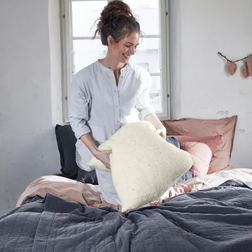 Ingeborg pillowcase 50x50 cm - Haze - byNORD