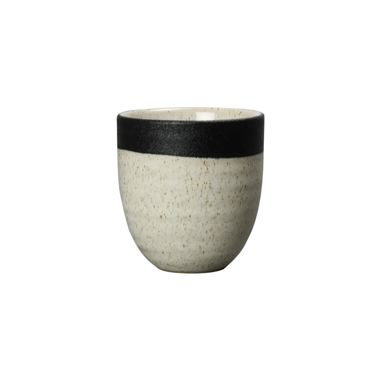 Aspraw cup 7 cm, black-beige Byon