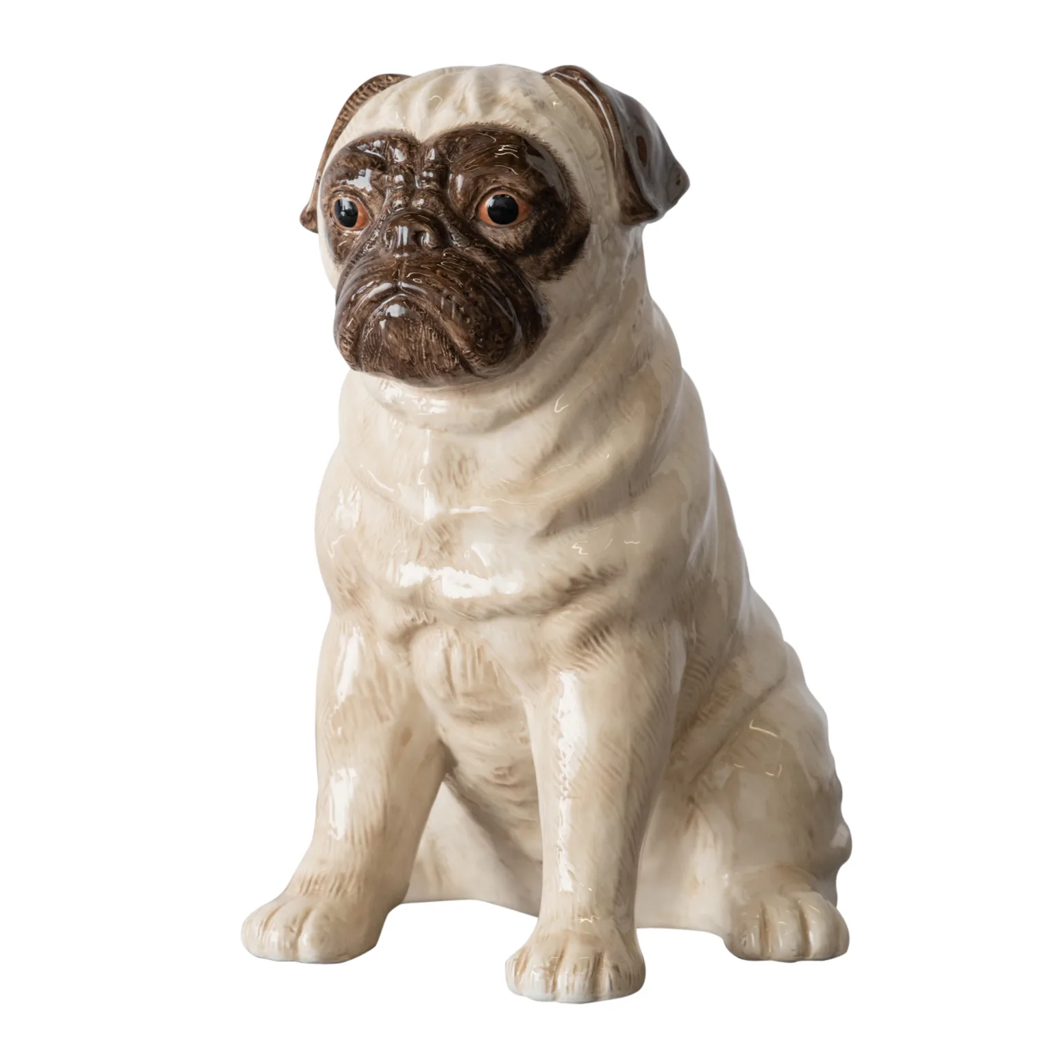 Big Pug decoration 31 cm, beige Byon