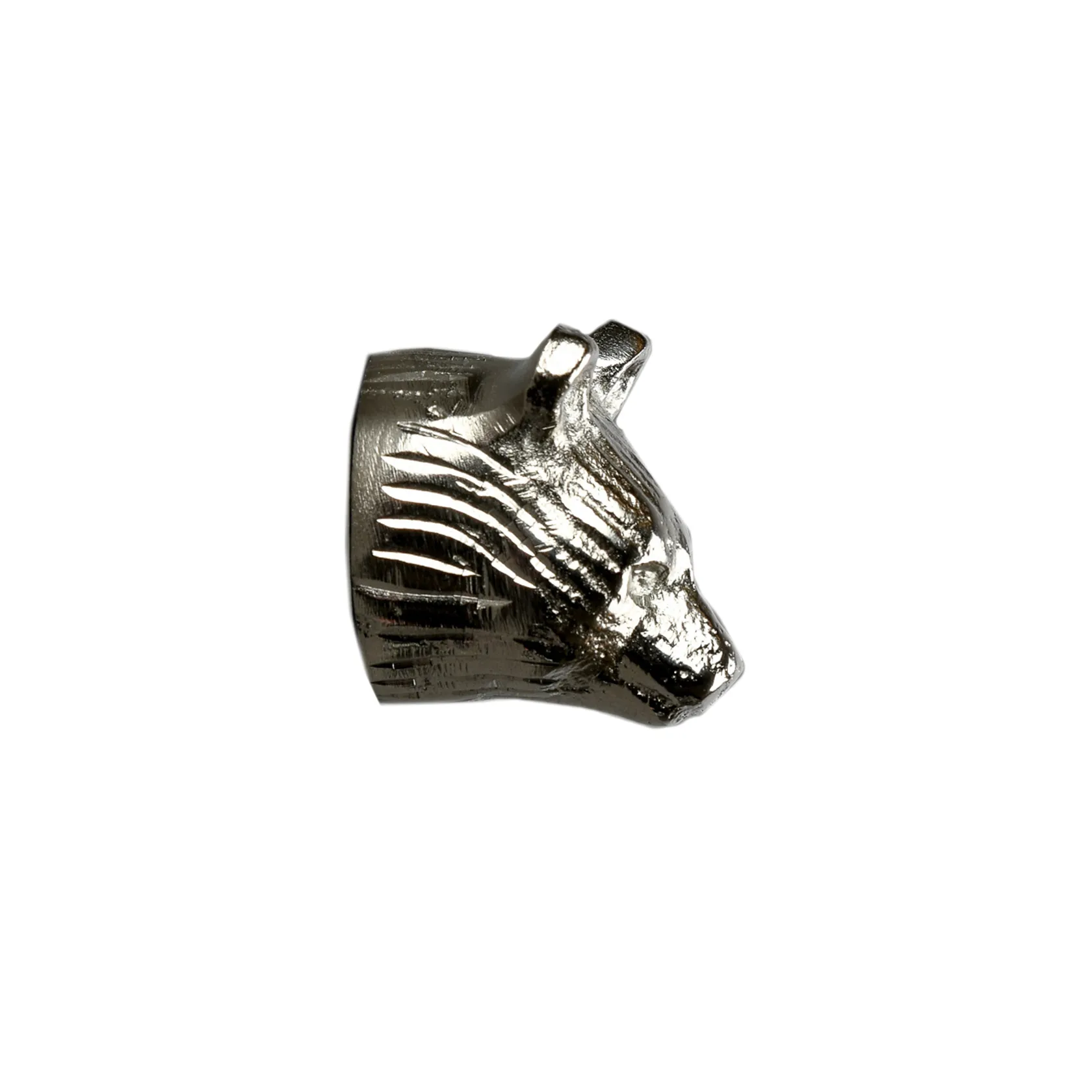 Byon wall hook Bear, Silver Byon
