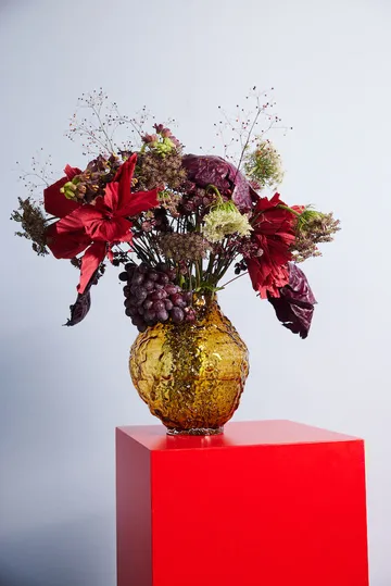 Corallo vase M 26x28x27 cm - Light amber - Byon