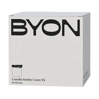 Lara lantern XS 10 cm - Burgundy - Byon