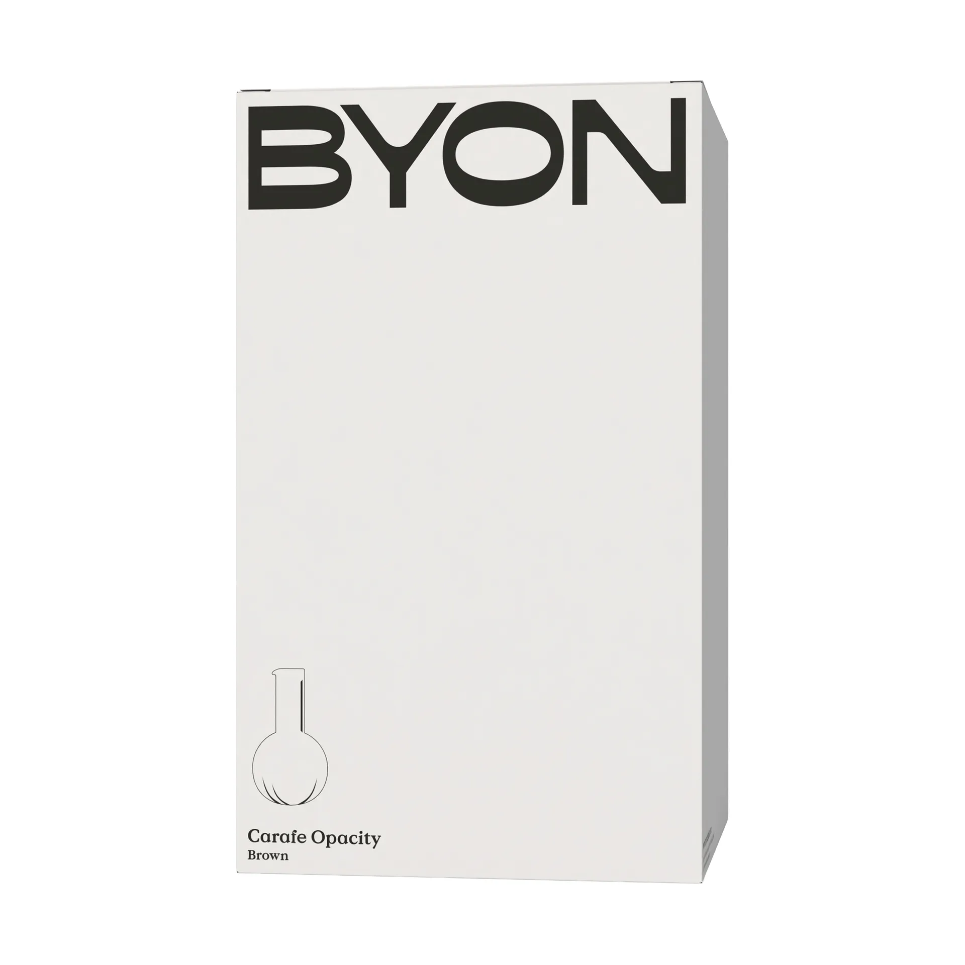 Opacity carafe 1,9 L, Brown Byon