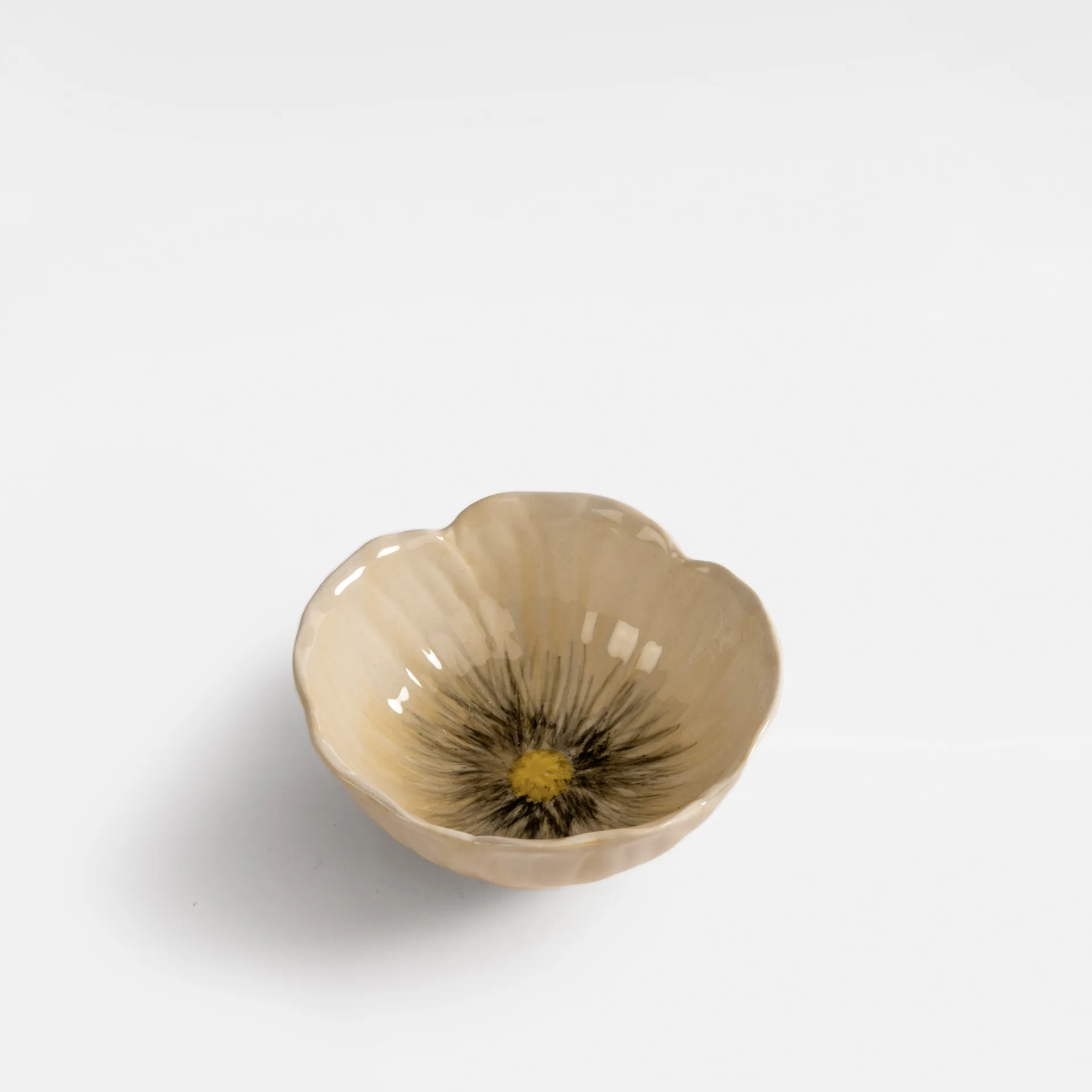 Poppy bowl, Beige, Ø11 cm Byon