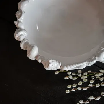 Shell saucer 38 cm - white - Byon