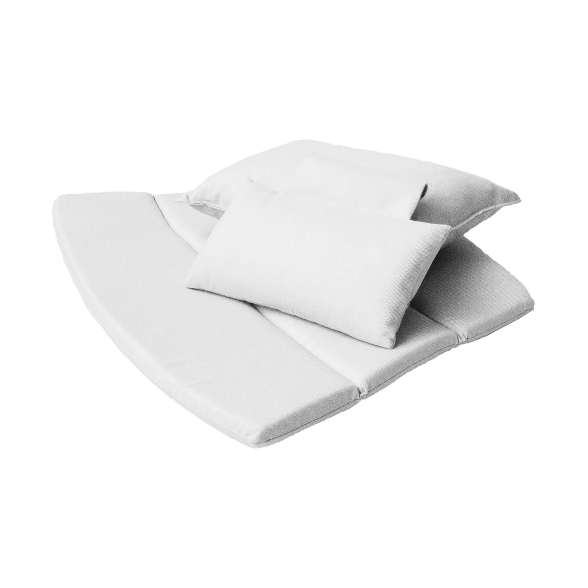 Breeze cushion set lounge armchair high back, Cane-line Natté white Cane-line