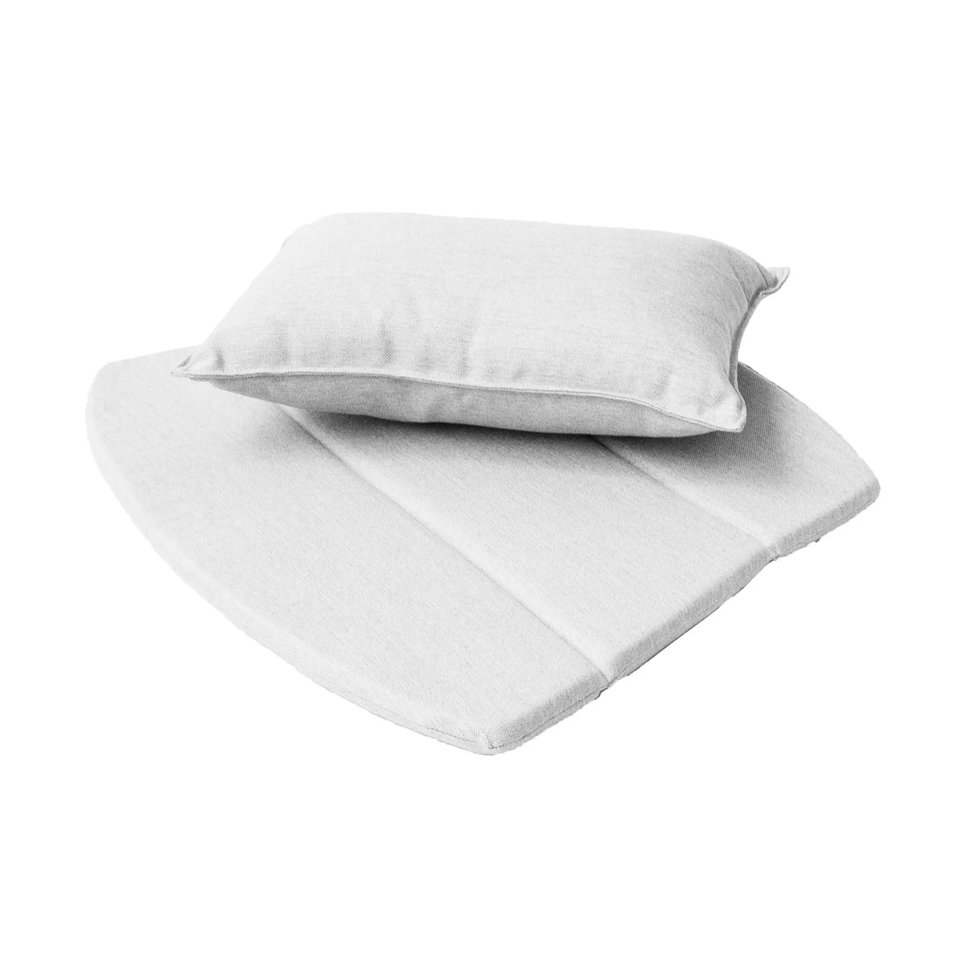 Breeze cushion set lounge chair, Cane-line Natté white Cane-line