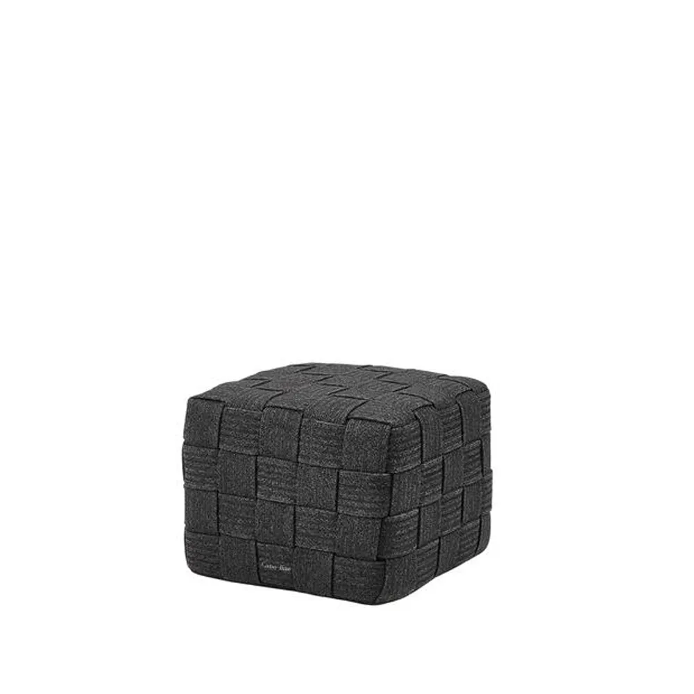Cube stool, Dark grey Cane-line