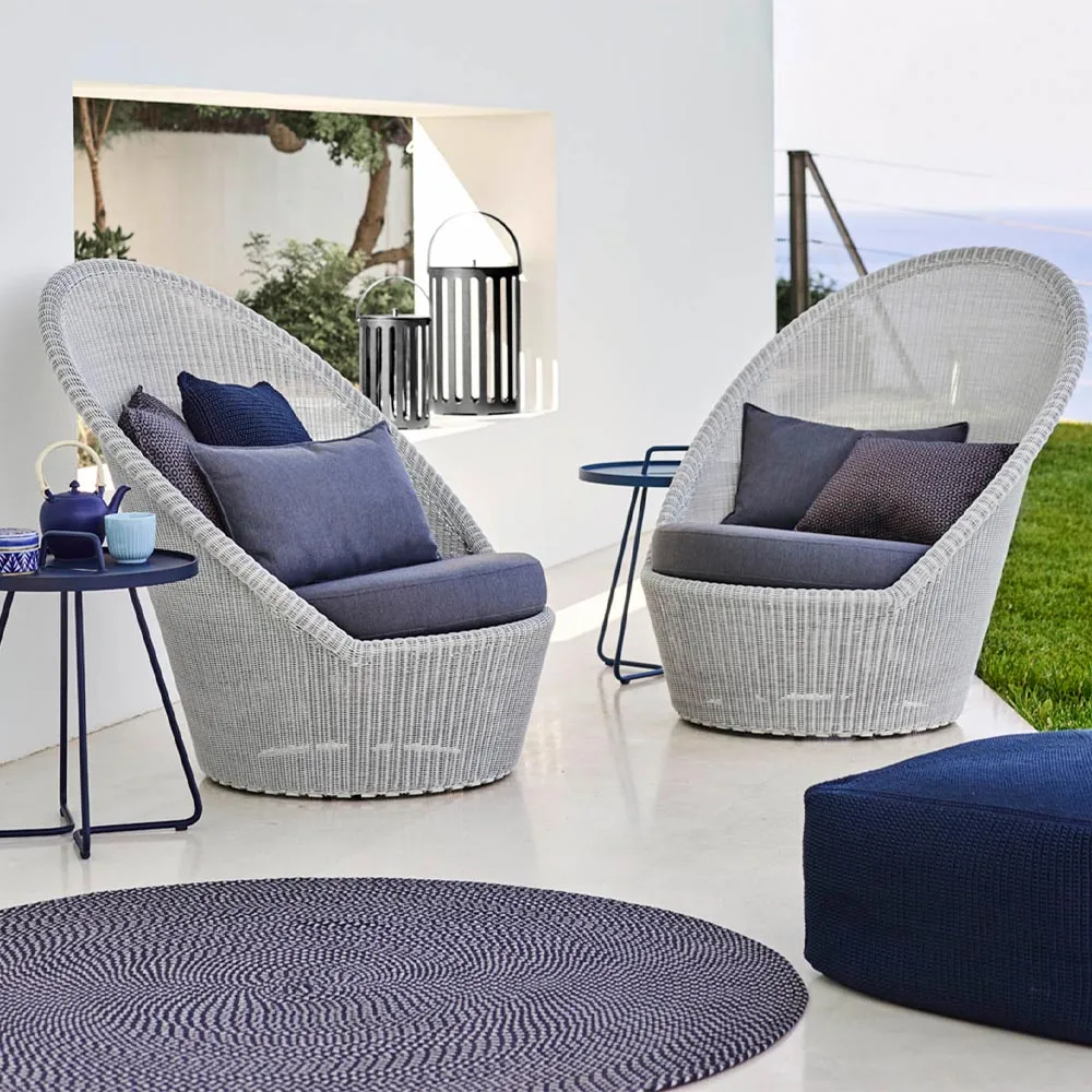 Kingston sun chair, Mocha Cane-line