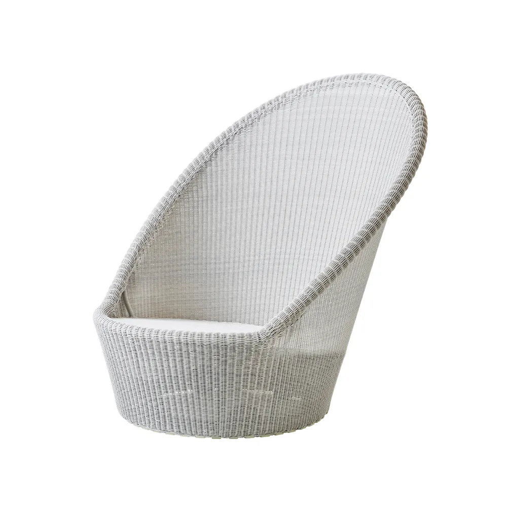 Kingston sun chair, White grey Cane-line