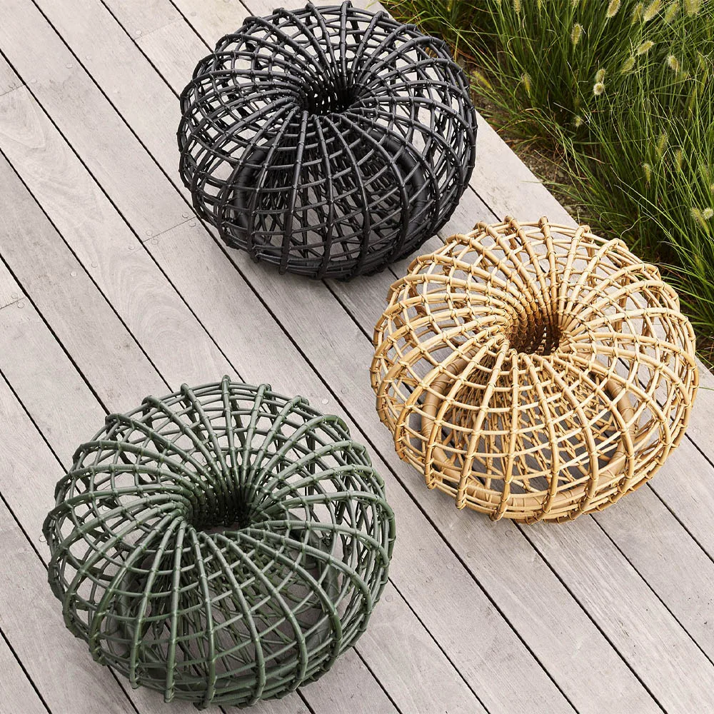 Nest table/footstool, Lava grey, small Cane-line
