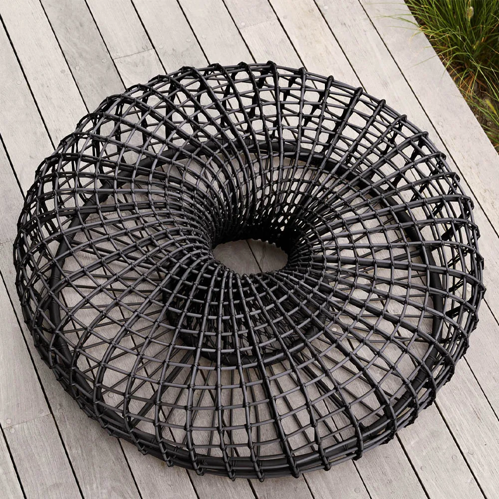 Nest table/footstool, Natural, small Cane-line