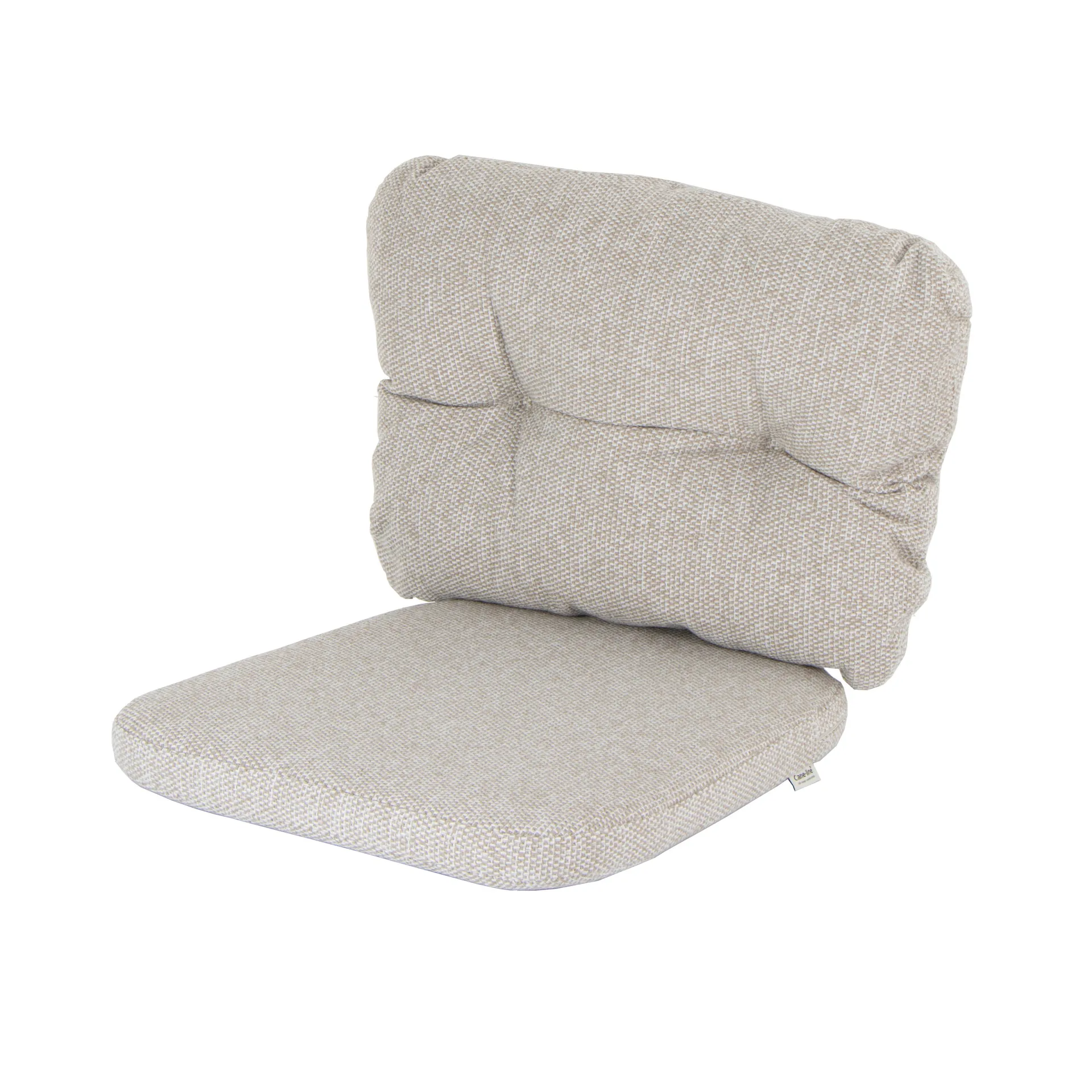Ocean/Basket/Moments cushion set chair, Wove light brown Cane-line